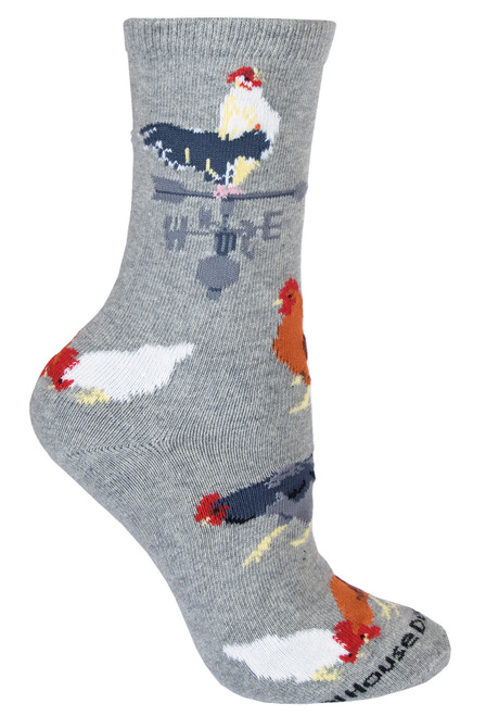 Rooster Stone Ladies Socks (6 Pack)