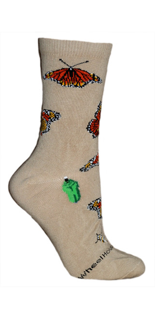 Monarchs Tan Cotton Ladies Socks (6 Pack)