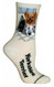 Yorkshire Terrier Natural Color Cotton Ladies Socks (6 Pack)