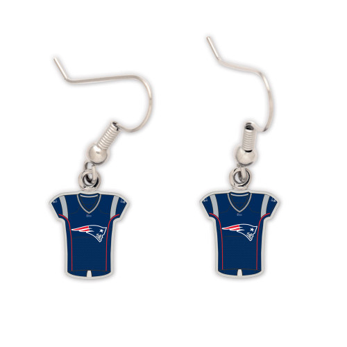 New England Patriots Jersey Earrings (6 Pack)