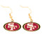 San Francisco 49ers Dangle Earrings (6 Pack)
