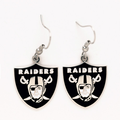 Oakland Raiders Dangle Earrings (6 Pack)
