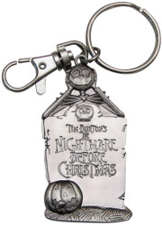Nightmare Before Christmas Jack Skellington and Tombstone Pewter Keychain (6 Pack) - 21589