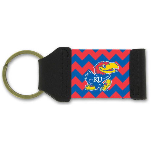 University Of Kansas Chevron Keychain (6 Pack)