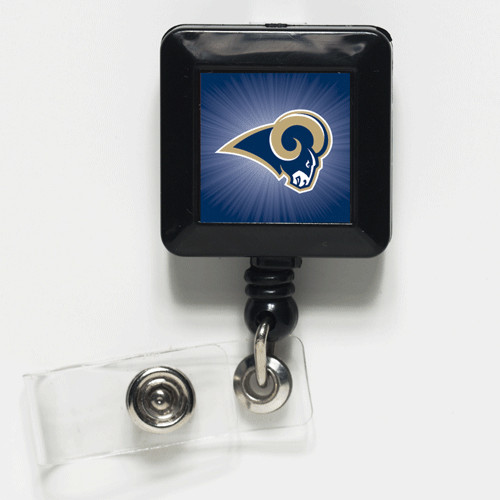 Los Angeles Rams Retractable Badge Holder (6 Pack) - Sunset Key Chains