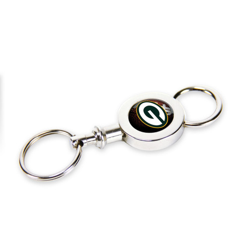 Green Bay Packers Quick Release Valet Keychain (6 Pack)
