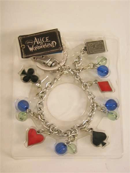 Alice in Wonderland Red Queen Keychain Bracelet (6 Pack)