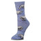 Playful Polar Bear Blue Medium Socks (6 Pack)