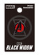 Avengers Black Widow Logo Colored Pewter Lapel Pin