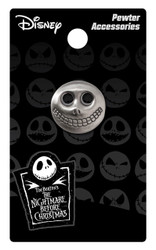 Nightmare Before Christmas Barrel Mask Pewter Lapel Pin