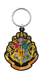 Harry Potter Hogwarts Crest Soft Touch PVC Keychain
