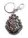 Harry Potter Hogwarts Crest Pewter Keychain