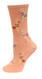 Alpacas Pink Heather Ladies Crew Socks