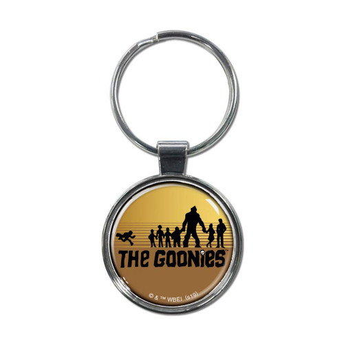 Ata-Boy The Goonies Movie Poster 1.5" Fob Keychain for Keys, Backpack Pulls and More