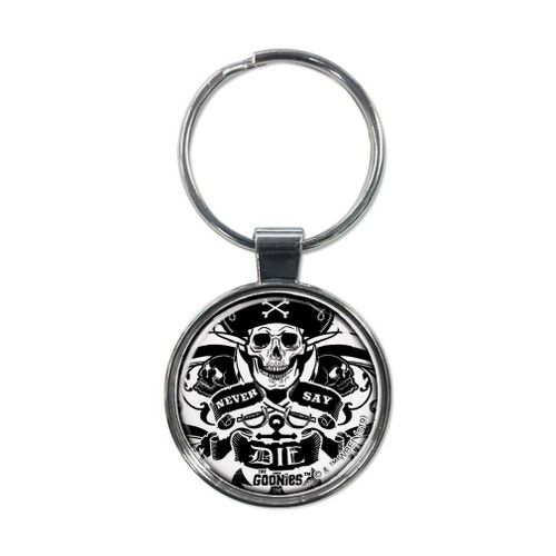 Ata-Boy The Goonies Never Say Die 1.5" Fob Keychain for Keys, Backpack Pulls and More