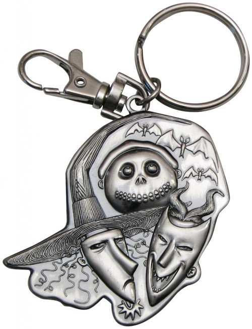 Nightmare Before Christmas Lock, Shock & Barrell Pewter Keychain (6 Pack) - 21563