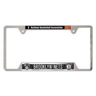 Brooklyn Nets Metal License Plate Frame