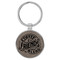 Enthoozies Coffee & Friends are the Perfect Blend Gray Laser Engraved Leatherette Keychain Backpack Pull - 1.5 x 3 Inches
