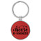 Enthoozies Choose Kindness Red Laser Engraved Leatherette Keychain Backpack Pull - 1.5 x 3 Inches