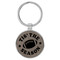 Enthoozies Football Tis the Season Gray Laser Engraved Leatherette Keychain Backpack Pull - 1.5 x 3 Inches