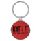 Enthoozies Faith It Till You Make It Religious Red Laser Engraved Leatherette Keychain Backpack Pull - 1.5 x 3 Inches