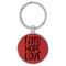 Enthoozies Faith Hope Love Religious Red Laser Engraved Leatherette Keychain Backpack Pull - 1.5 x 3 Inches