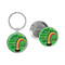 Enthoozies Happy St. Patrick's Day! Pot of Gold 1.5" x 3.5" Domed Keychain Backpack Pull and 1.5" Pinback Button