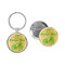Enthoozies Life is a Beautiful Ride! Green Cycling Bicycle 1.5" x 3" Domed Keychain Backpack Pull and 1.5" Pinback Button