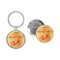 Enthoozies Life is a Beautiful Ride! Red Cycling Bicycle 1.5" x 3" Domed Keychain Backpack Pull and 1.5" Pinback Button