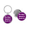 Enthoozies He Who Smelt it Dealt it! Fart Magenta 1.5" x 3" Domed Keychain Backpack Pull and 1.5" Pinback Button