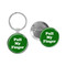 Enthoozies Pull My Finger Fart Green 1.5" x 3" Domed Keychain Backpack Pull and 1.5" Pinback Button