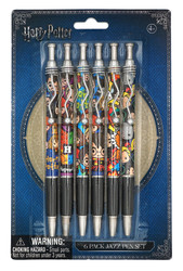 Harry Potter 48137 (6 Pack) Jazz Pen Set B Novelty, Multicolor