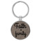 Enthoozies Faith Family Religious Gray Laser Engraved Leatherette Keychain Backpack Pull - 1.5 x 3 Inches