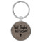 Enthoozies Not Perfect Just Forgiven Religious Gray Laser Engraved Leatherette Keychain Backpack Pull - 1.5 x 3 Inches