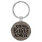 Enthoozies Dream Believe Achieve Be Honest Gray Laser Engraved Leatherette Keychain Backpack Pull - 1.5 x 3 Inches