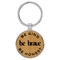 Enthoozies Be Kind Be Brave Be Honest Bamboo Laser Engraved Leatherette Keychain Backpack Pull - 1.5 x 3 Inches