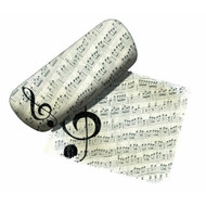Music Note Eyeglass Case and Cleaner