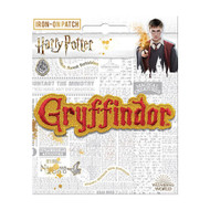 Harry Potter Gryffindor Name Full Color Iron-On Patch