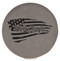 Enthoozies We the People US Flag Gray Laser Engraved Leatherette Compact Mirror - Stylish and Practical Portable Makeup Mirror - 2.5 Inch Diameter