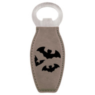 Enthoozies Bats Halloween Laser Engraved Magnetic Bottle Opener - 1.75 Inches x 4.75 Inches