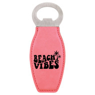 Enthoozies Beach Vibes Laser Engraved Magnetic Bottle Opener - 1.75 Inches x 4.75 Inches