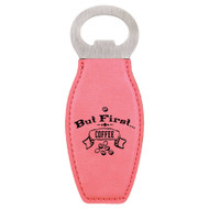 Enthoozies But First Coffee Laser Engraved Magnetic Bottle Opener - 1.75 Inches x 4.75 Inches