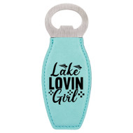 Enthoozies Lake Lovin Girl Laser Engraved Magnetic Bottle Opener - 1.75 Inches x 4.75 Inches