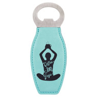 Enthoozies Coffee Yoga Laser Engraved Magnetic Bottle Opener - 1.75 Inches x 4.75 Inches