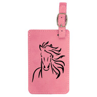 Enthoozies Majestic Horse Laser Engraved Luggage Tag - 2.75 Inches x 4.5 Inches
