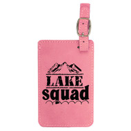 Enthoozies Lake Squad Laser Engraved Luggage Tag - 2.75 Inches x 4.5 Inches