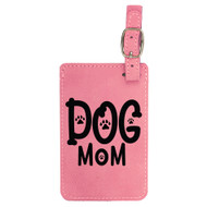 Enthoozies Dog Mom Laser Engraved Luggage Tag - 2.75 Inches x 4.5 Inches