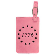 Enthoozies 1776 USA Patriotic Laser Engraved Luggage Tag - 2.75 Inches x 4.5 Inches