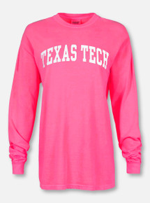 Texas Tech Red Raiders Classic Arch in White Long Sleeve T-Shirt