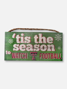 Texas Tech Red Raiders "Watch Football" Wall Decor